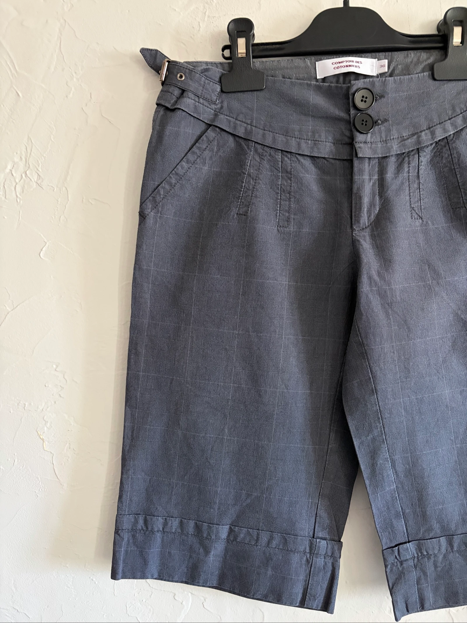 Bermudas cortos talle baja talla 36 Comptoir des Cotonniers vintage – photo 2